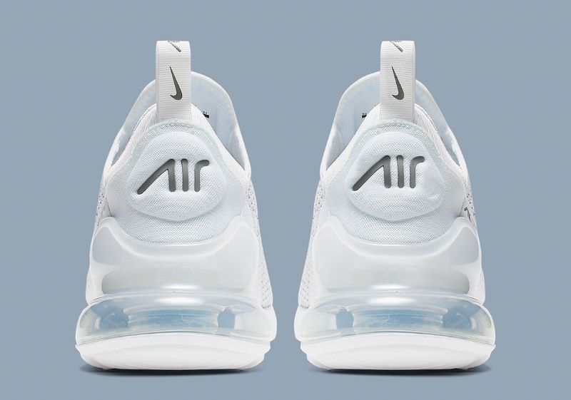 Nike Air Max 270 Fehér Tiszta Platina Férfi / Női Futó / Fehér-tiszta