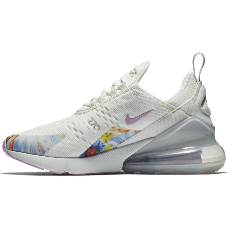 Nike Air Max 270 Fehér Virágos Női Running Summit Fehérlight Arctic Rózsaszín