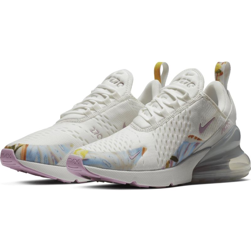 Nike Air Max 270 Fehér Virágos Női Running Summit Fehérlight Arctic Rózsaszín