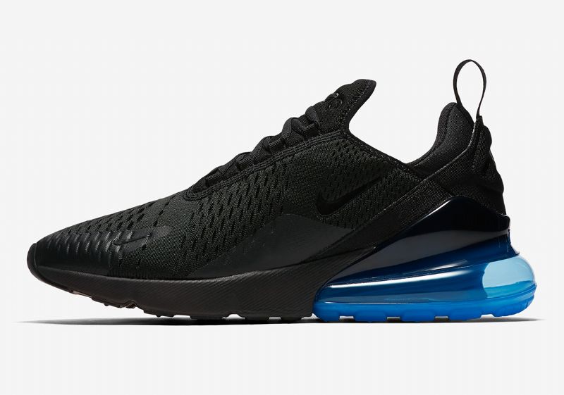 Nike Air Max 270 Fekete Fotó Kék Férfi Futó / Kék