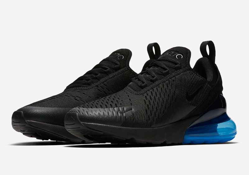 Nike Air Max 270 Fekete Fotó Kék Férfi Futó / Kék