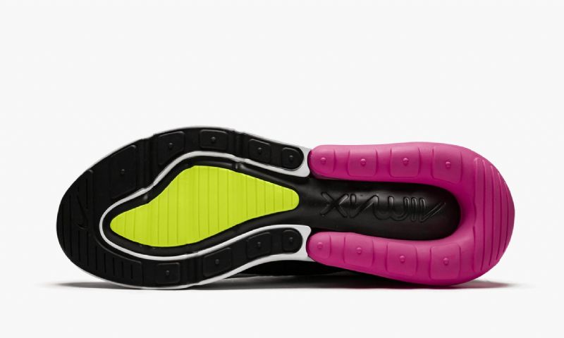 Nike Air Max 270 Férfi / Női Futó Fehér / Volt-fekete-lézer Fukszia