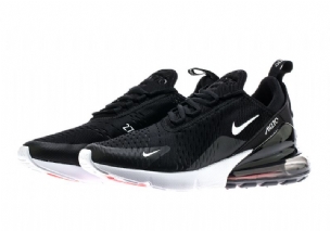 Nike Air Max 270 Férfi/női Futó Fekete-fehér