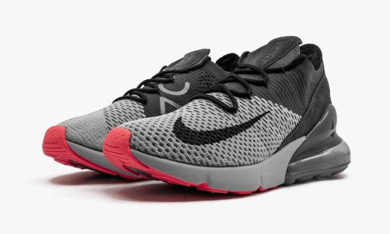Nike Air Max 270 Flyknit Férfi Futó Atmoszféra Szürke / Fekete