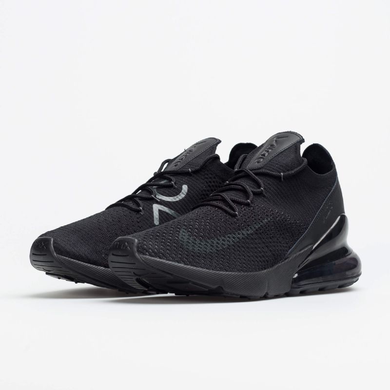 Nike Air Max 270 Flyknit Férfi Futó Fekete