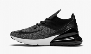 Nike Air Max 270 Flyknit Férfi Futó Fekete/fekete-fehér
