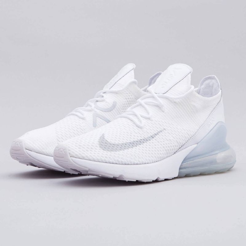 Nike Air Max 270 Flyknit Férfi/női Futó Fehér