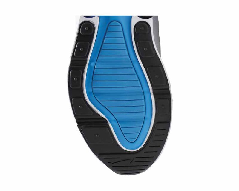 Nike Air Max 270 Fotó Kék Férfi Futó Fehér / Fekete-fotó Kék-tiszta Platina