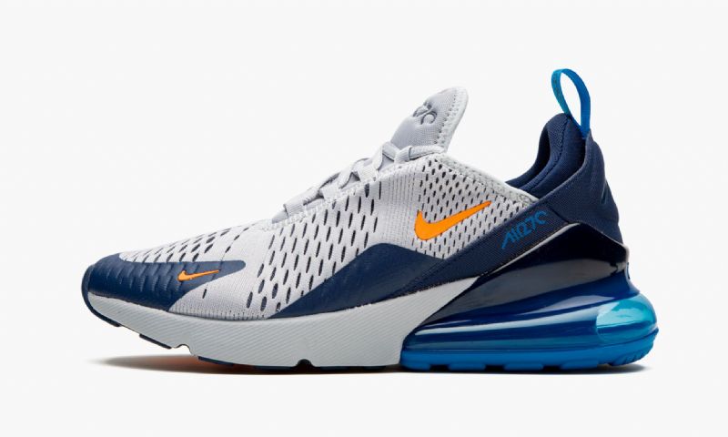 Nike Air Max 270 Gs Férfi Futó Farkas Szürke / Teljes Narancs