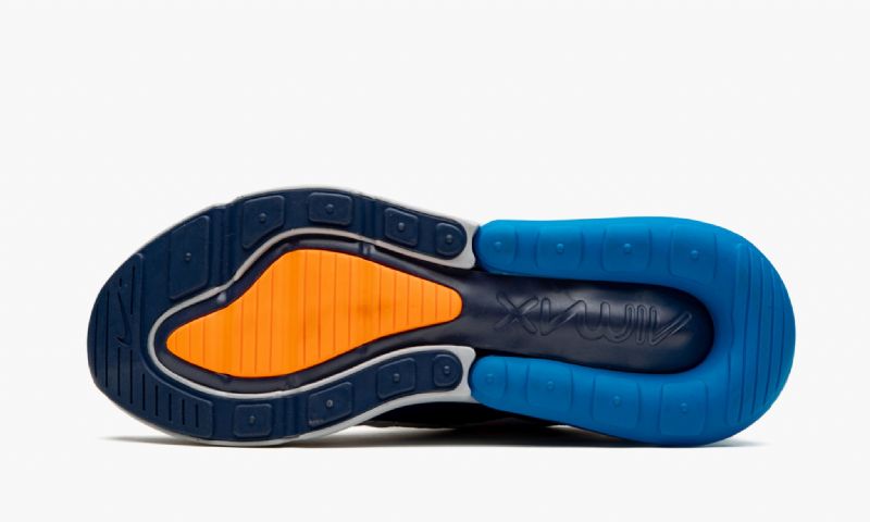 Nike Air Max 270 Gs Férfi Futó Farkas Szürke / Teljes Narancs