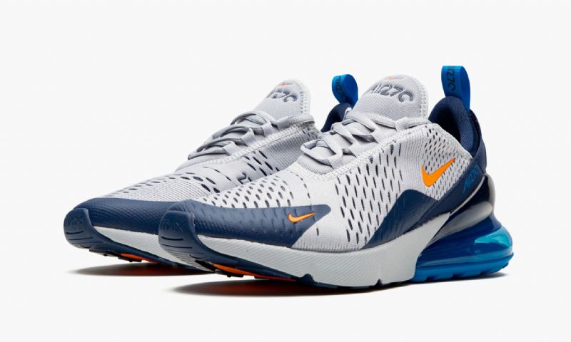 Nike Air Max 270 Gs Férfi Futó Farkas Szürke / Teljes Narancs