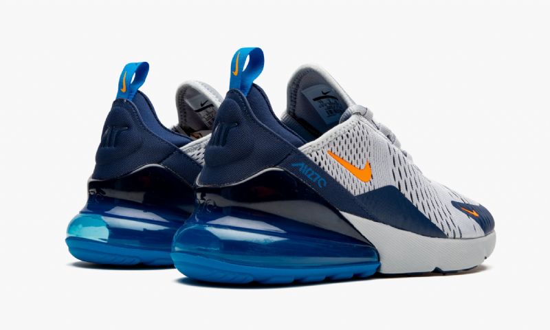 Nike Air Max 270 Gs Férfi Futó Farkas Szürke / Teljes Narancs