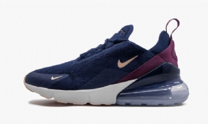 Nike Air Max 270 Kék Void Női Futó Kék Üres / Bíbor Árnyalat