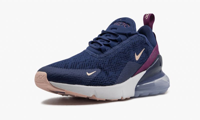 Nike Air Max 270 Kék Void Női Futó Kék Üres / Bíbor Árnyalat