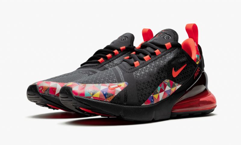 Nike Air Max 270 Marathon Férfi Futó Fekete / Egyetemi Piros