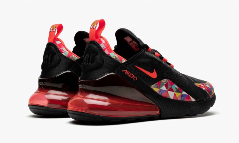 Nike Air Max 270 Marathon Férfi Futó Fekete / Egyetemi Piros