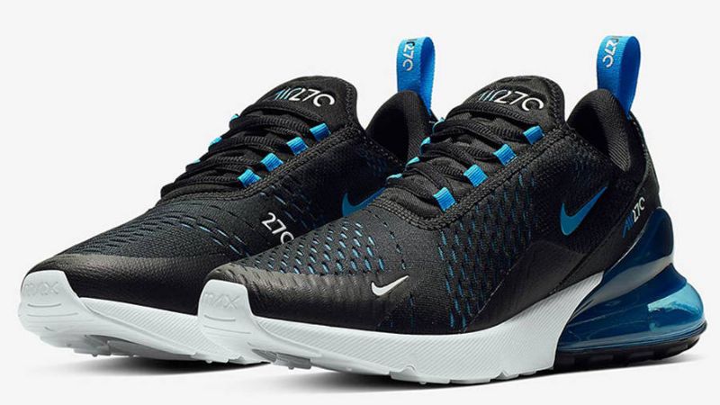 Nike Air Max 270 Marathon Férfi Futó Fekete / Fotó Kék