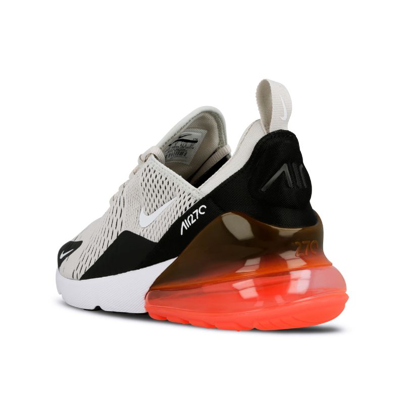 Nike Air Max 270 Marathon Férfi Futó Fekete / Light Bone-hot Punch-fehér
