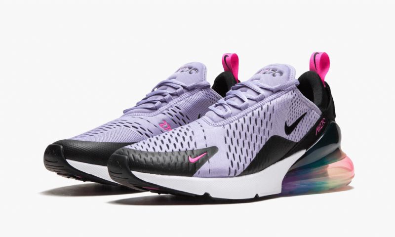 Nike Air Max 270 Maraton Férfi / Női Futó Lila Hajnalban / Fekete-rózsaszín Robbanás