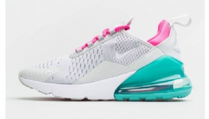 Nike Air Max 270 Női Futó Tiszta Platina / Fehér-rózsaszín Robbanás