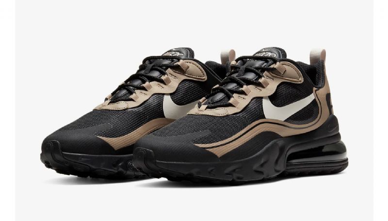 Nike Air Max 270 React Barna Fekete Férfi Futó