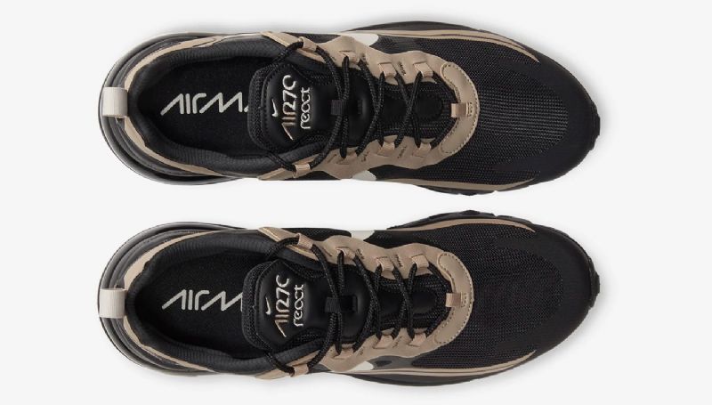 Nike Air Max 270 React Barna Fekete Férfi Futó
