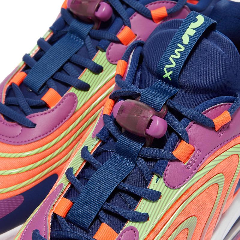 Nike Air Max 270 React Eng Férfi Futó Karmazsin Narancssárga/lila