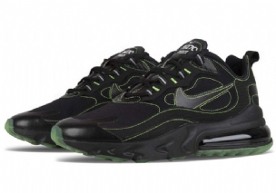 Nike Air Max 270 React Férfi Feketén / Fekete-elektromos Zöld Futás