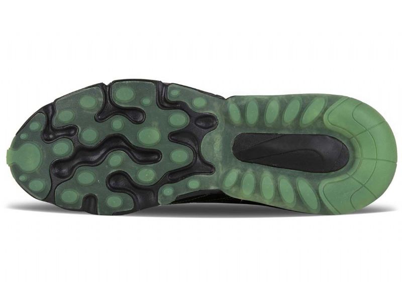 Nike Air Max 270 React Férfi Feketén / Fekete-elektromos Zöld Futás