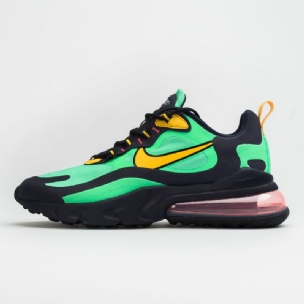 Nike Air Max 270 React Férfi Futó Elektrozöld/sárga Okker-obszidián