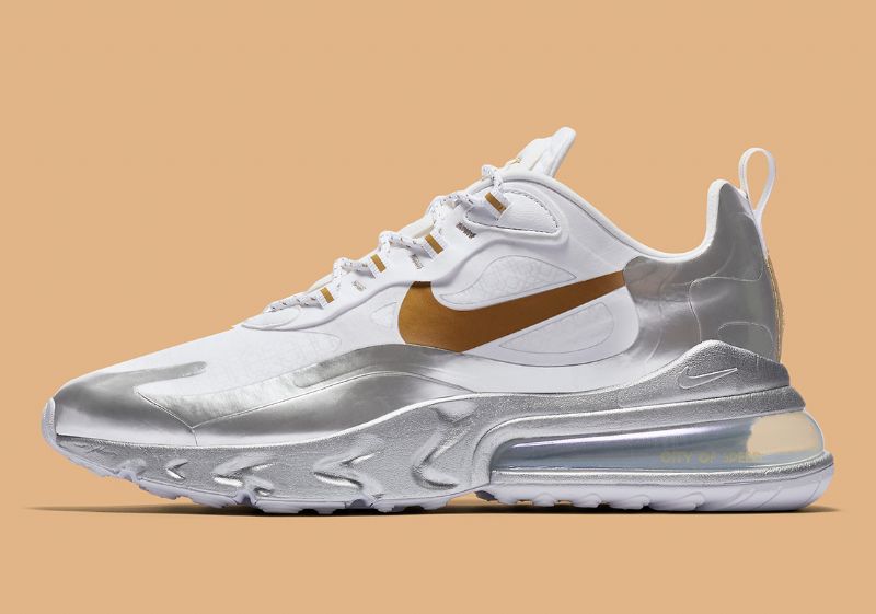 Nike Air Max 270 React Férfi Futó Fehér