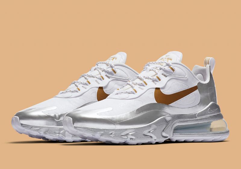 Nike Air Max 270 React Férfi Futó Fehér