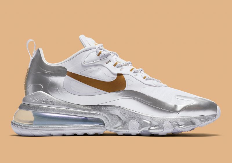 Nike Air Max 270 React Férfi Futó Fehér