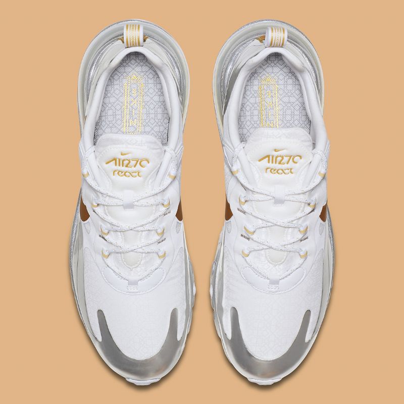 Nike Air Max 270 React Férfi Futó Fehér