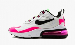 Nike Air Max 270 React Férfi Futó Fehér / Rózsaszín / Fekete / Zöld