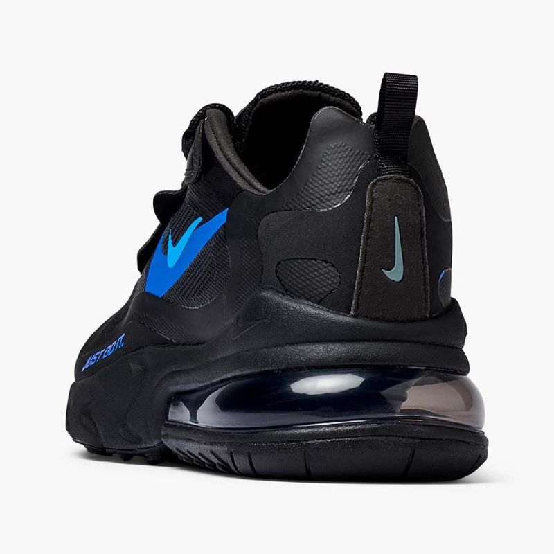 Nike Air Max 270 React Férfi Futó Fekete / Kék Solid / Hyper Royal / Cool Szürke