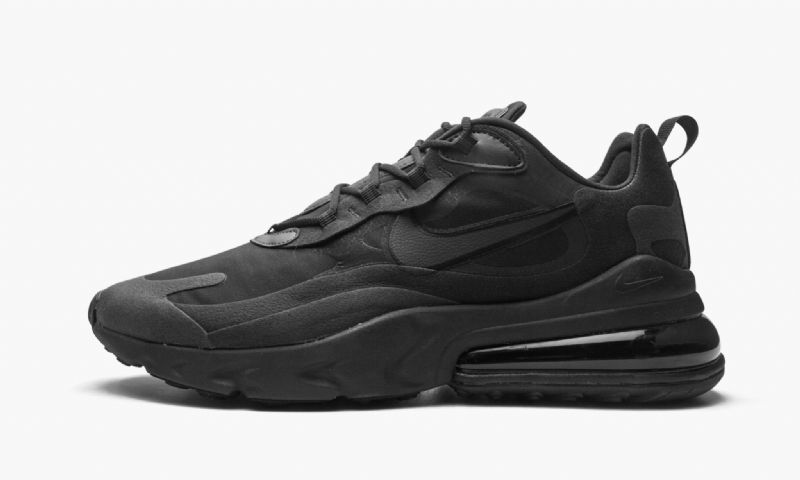 Nike Air Max 270 React Férfi Futó Hármas Fekete