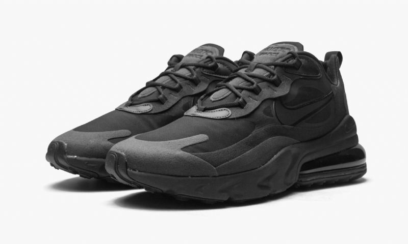 Nike Air Max 270 React Férfi Futó Hármas Fekete