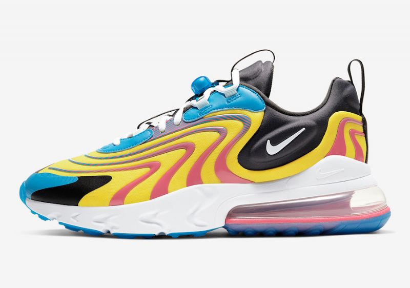 Nike Air Max 270 React Férfi Futó Lézerkék / Fehér-antracit