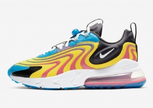 Nike Air Max 270 React Férfi Futó Lézerkék / Fehér-antracit