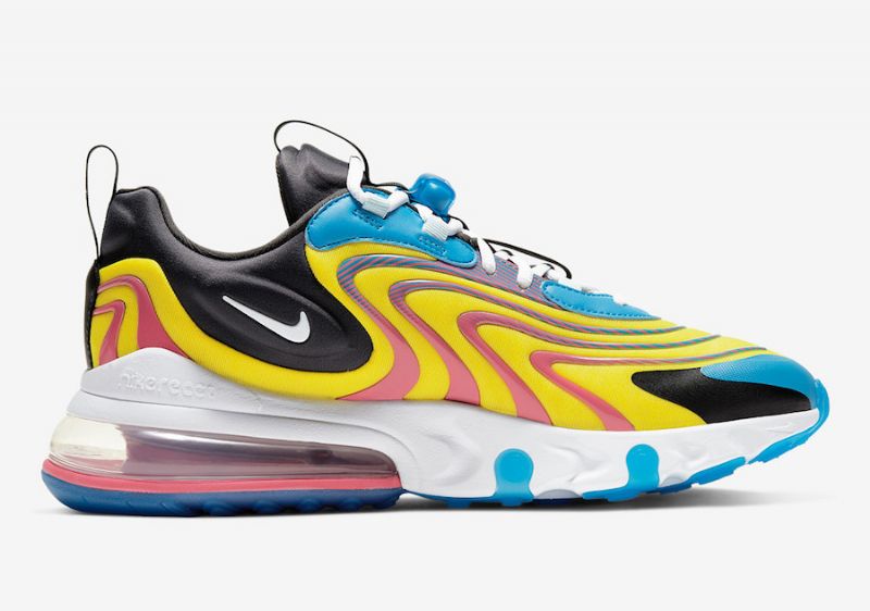 Nike Air Max 270 React Férfi Futó Lézerkék / Fehér-antracit