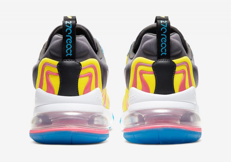 Nike Air Max 270 React Férfi Futó Lézerkék / Fehér-antracit