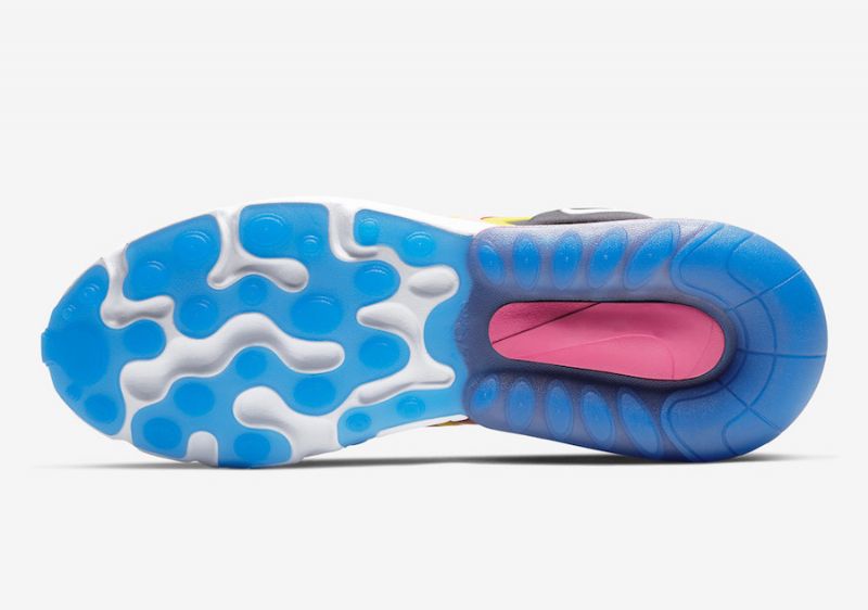 Nike Air Max 270 React Férfi Futó Lézerkék / Fehér-antracit