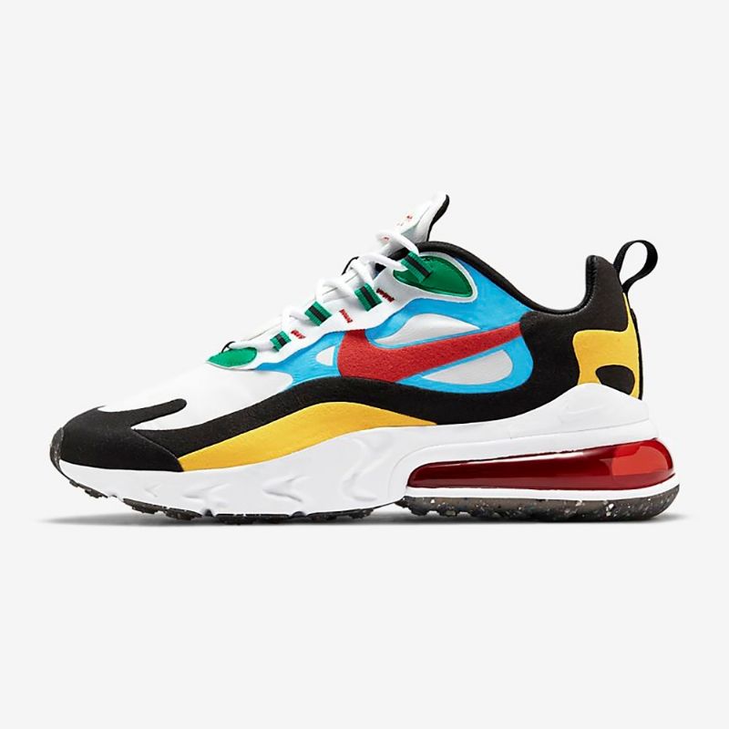Nike Air Max 270 React Férfi / Női Futó Fehér / Egyetemi Piros-fehér