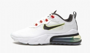 Nike Air Max 270 React Férfi / Női Futó Fehér / Gran Aura / Bright Crims