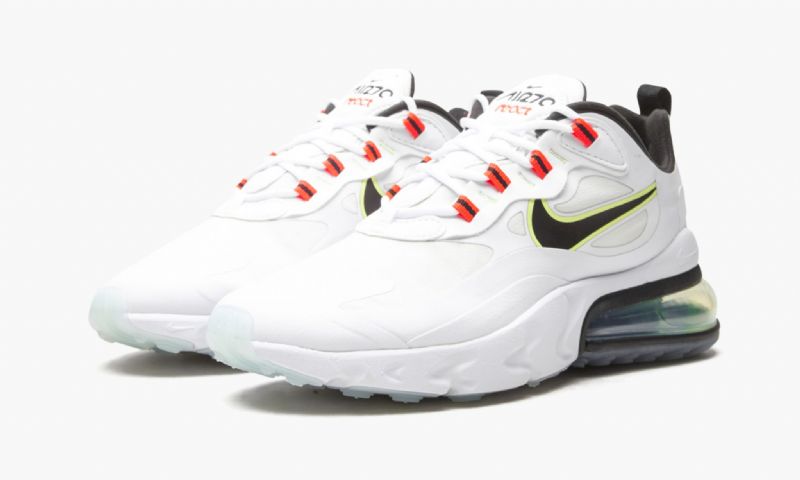 Nike Air Max 270 React Férfi / Női Futó Fehér / Gran Aura / Bright Crims