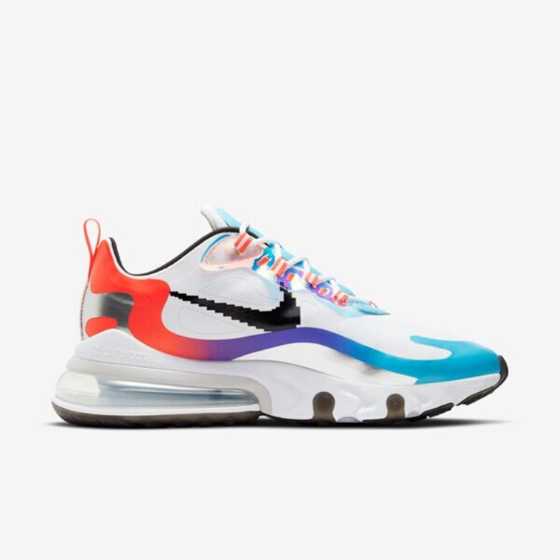 Nike Air Max 270 React Férfi/női Futó Fehér Iriscent