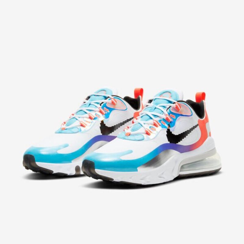 Nike Air Max 270 React Férfi/női Futó Fehér Iriscent