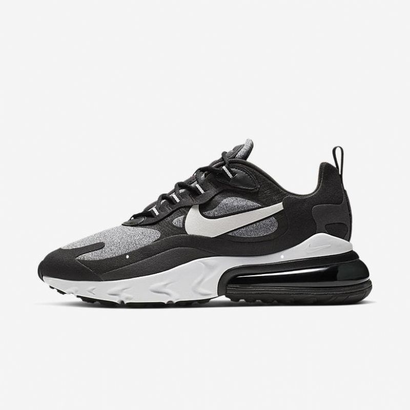 Nike Air Max 270 React Férfi / Női Futó Feketén / Nagy Szürke-off Noir