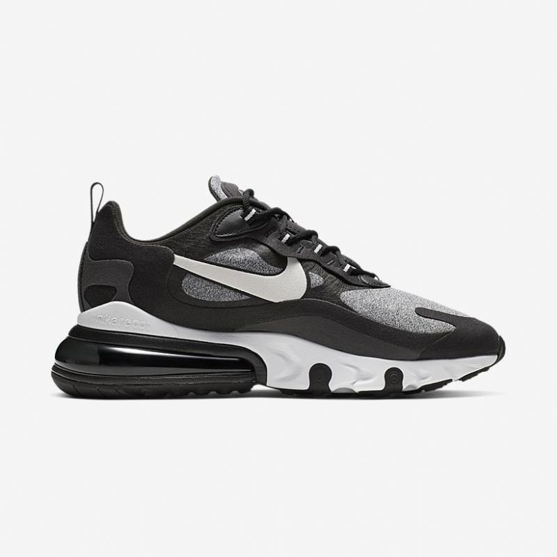 Nike Air Max 270 React Férfi / Női Futó Feketén / Nagy Szürke-off Noir